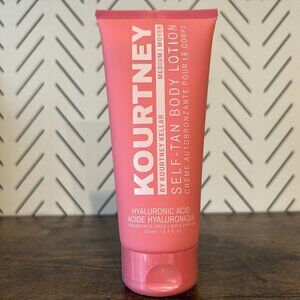NEW Kourtney Kellar Self Tan Body Lotion Fragrance Free Tanning Medium Vegan